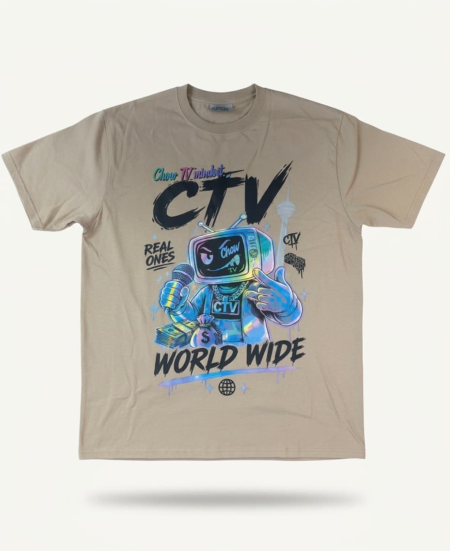CTV Worldwide Tee — White