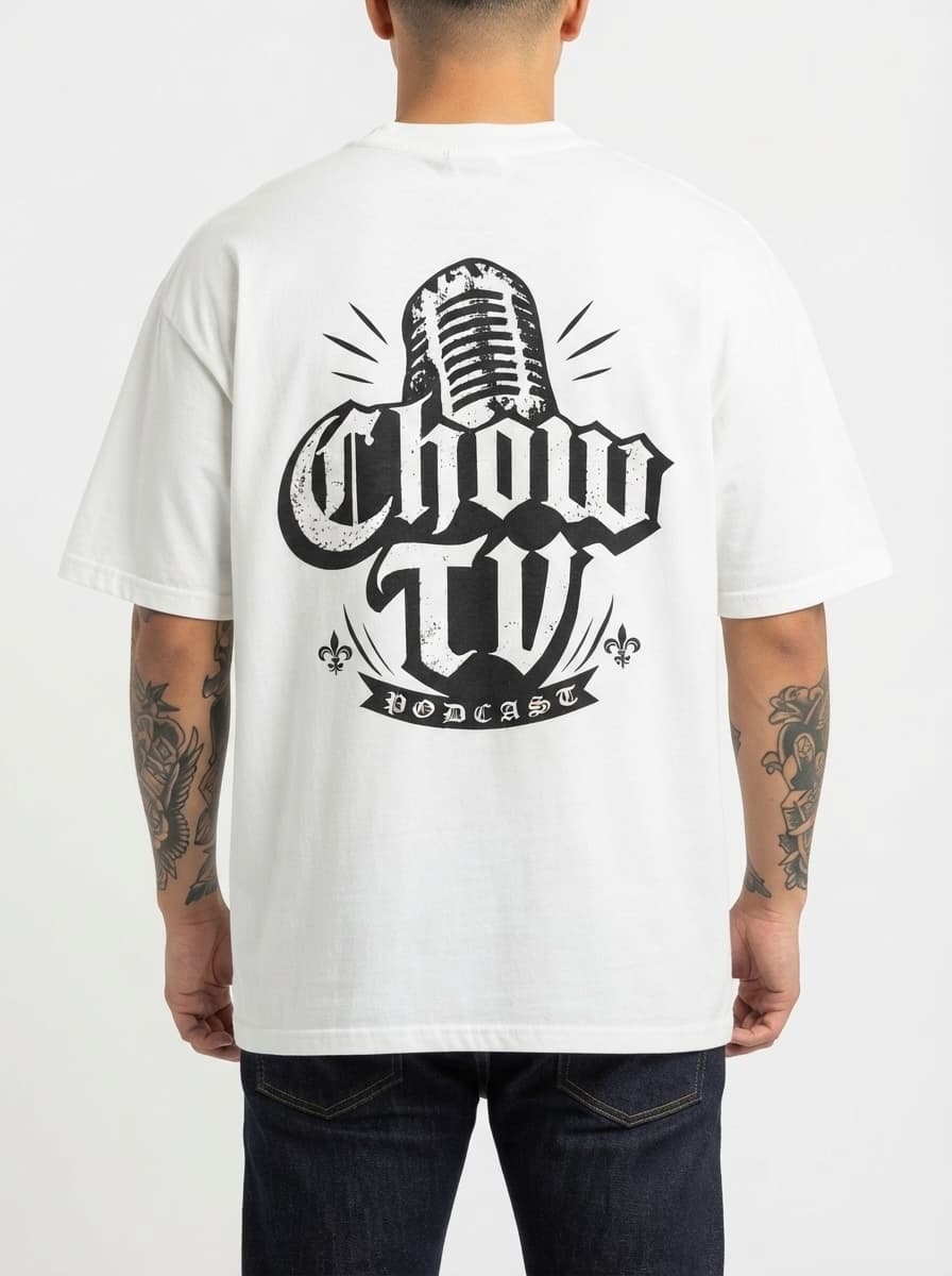 CTV Classic Tee — White (back)