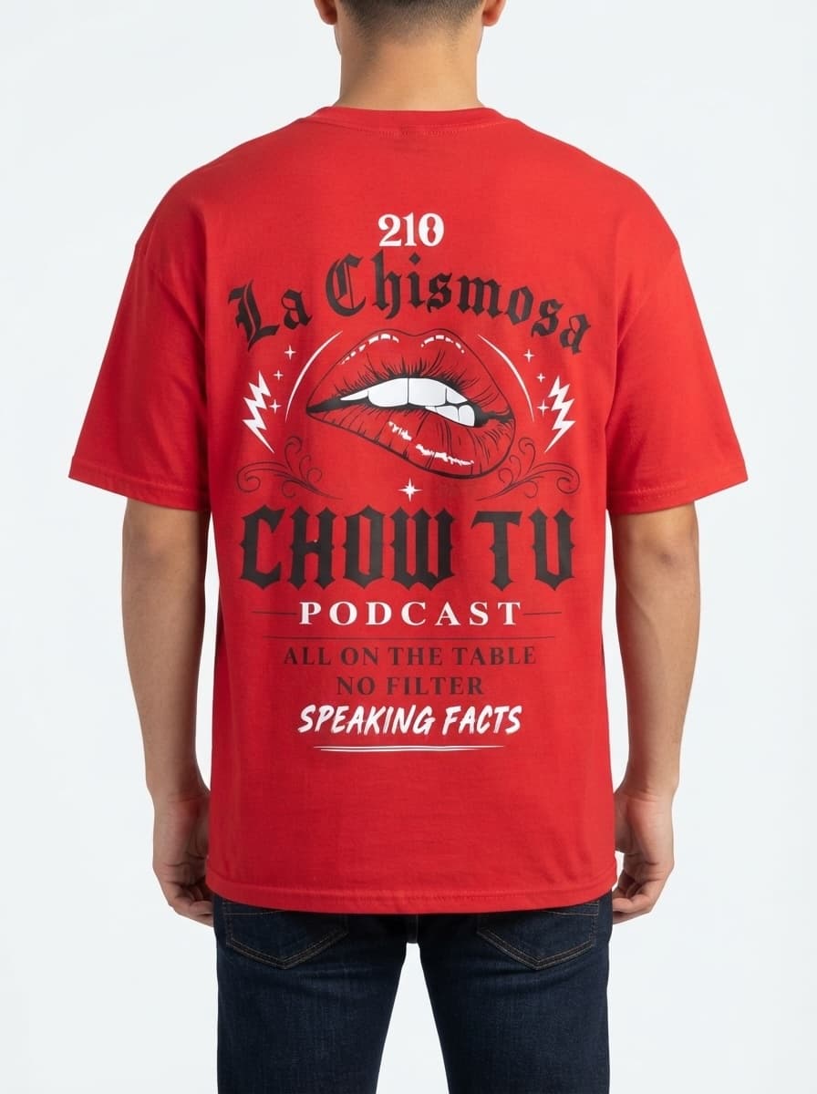 CTV + Chismosa Collab 1 — Red (back)